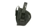 Bulldog Cases Bulldog Extreme Handgun Holster with Belt Loop and Clip for Compact Autos with 3-4" Barrels Black Ambi