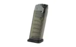 ELITE TACTICAL SYSTEMS GROUP Elite Tactical Systems Carbon Smoke Handgun Magazine for Glock 19 9mm Luger 15/rd - alternate