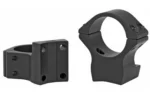 Talley Mounting Systems Talley Lightweight Alloy Scope Mount Combo Browning X-Bolt 1" Med - Black Anodized - alternate view 3