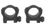 Warne Manufacturing Company Warne 2-Piece Picatinny Style Mountain Tech Scope Rings 30mm Low - Matte - alternate view 3