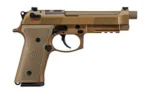 Beretta U.S.A. Beretta M9A4 G Handgun 9mm Luger 10/rd Magazines (3) 5.1" Threaded Barrel Optic Ready FDE Finish - alternate