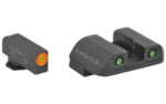 Ameriglo Trooper Tritium Sight Set Green with Orange Front Green with Black Rear for Glock 42 43 43x 48 - alternate view 3