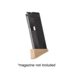 Hogue Inc. Hogue Overmolded Rubber Grip Extension Base Pad for Glock 42 6/rd Magazines FDE - alternate view 3