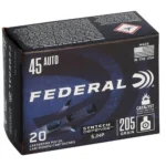 Federal Cartridge Co. Federal Syntech Defense Handgun Ammunition .45 ACP SJHP 970 fps 20/ct - alternate view 3