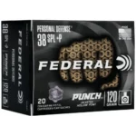 Federal Cartridge Co. Federal Personal Defense Punch Handgun Ammunition .38 Spl(+P) 120 gr JHP 1000 fps 20/ct - alternate