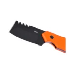 Columbia River Knife & Tool CRKT Razel Compact Fixed Knife 2-3/10 Chisel Blade Orange - alternate view 3
