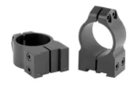 Warne Manufacturing Company Warne 2-Piece Maxima Fixed Scope Ringmounts with Grooved Receiver - Tikka 1" Medium Matte