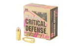 Hornady Mfg Hornady Critical Defense Lite Handgun Ammunition 9mm Luger 100 gr FTX 1125 fps 25/ct - alternate view 3