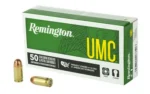 Remington REM UMC 380ACP 95GR FMJ 50/500 - alternate view 3