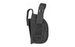 Bulldog Cases Bulldog Extreme Handgun Holster with Belt Loop and Clip for Mini Semi-Autos with 2" Barrel and Laser Black Ambi