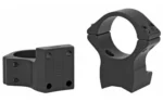 Talley Mounting Systems Talley Lightweight Alloy Scope Mount Combo Browning X-Bolt 1" High - Black Anodized - alternate view