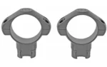 Konus Optics Konus 2-Piece Steel Riflescope Rings for Airguns & .22 Rails 30mm High Black - alternate view 3