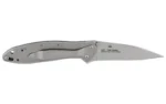 Kershaw Knives Kershaw Ken Onion Leek Folding Knife 3" Drop Point Blade Silver - alternate view 3