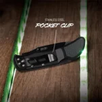 Outdoor Edge RazorEDC Lite Replaceable Blade Folding Knife 3" Drop Point Blade Orange - alternate view 3