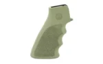 Hogue Inc. Hogue AR-15/M-16 OverMolded Rubber Grips with Finger Grooves Olive - alternate view 3