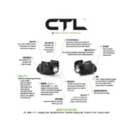 Viridian Green Laser Viridian CTL Handgun Weapon Light 525 Lumens w SAFECharge - alternate view 3