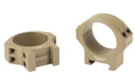Warne Manufacturing Company Warne HyperLite 34mm Low Dark Earth Scope Rings - alternate view 3