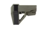SB Tactical SBA5 Pistol Stabilizing Brace 5-Position Adjustable for AR-15 OD Green - alternate view 3