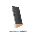 Hogue Inc. Hogue Overmolded Rubber Grip Extension Base Pad for Glock 43 6/rd Magazines FDE - alternate view 3
