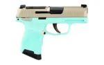 Sig Sauer P365 Robins Egg Blue Handgun .380 ACP 10rd Magazines(2) 3.1" Nickel Slide Optic Ready - alternate view 3