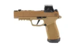 Sig Sauer P365-XF DH3 Handgun 9mm Luger 17(1)& 21(2)rd Magazines 3.7" Barrel DH3 Slide Coyote Romeo-X Competition Magwell