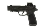 Sig Sauer P365 Fuse Comp Handgun 9mm Luger 21(2) &17(1)rd Magazines 3.7" Barrel Black Modular Polymer Grip Romeo Sig Loc