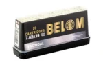 BELOM 7.62X39 BRASS 123GR FMJ 20/480 - alternate view 3
