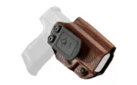Mission First Tactical Leather Hybrid IWB/OWB Holster for Sig Sauer P365 Brown Ambi - alternate view 3
