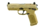 FN USA FN FNX-45 Tactical Handgun .45 ACP 10rd Magazines(2) 5.3" Barrel FDE Night Sights - alternate view 3