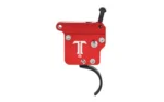 TriggerTech Rem Clone (NO BOLT STOP) Black Diamond Curved Trigger Single Stage Adjustable Black/Red - alternate view 3