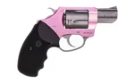 Charter Arms Pink Lady Handgun .38 Spl 5rd Capacity 2" Barrel Pink with Full Black Grip - alternate view 3