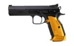 Cz-Usa Firearms CZ USA TS 2 Orange Handgun 9mm Luger 20rd Magazine 5.2" Barrel Black with Orange Grip - alternate view 3