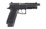 Cz-Usa Firearms CZ P-09 F Nocturne Suppressor Ready OR Handgun 9mm Luger 21rd Magazines(2) 4.5" Threaded Barrel Fixed Sights
