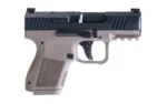 Century Arms Canik Mete MC9 Handgun 9mm Luger 12 and 15rd Magazines (2) 3.18" Barrel Black Slide FDE Frame - alternate view 3