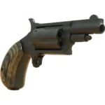 North American Arms NAA 22M Mini Revolver Handgun .22 Magnum 5rd Capacity 1.625" Barrel Grey Cerakote with Silver & Black