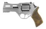 Chiappa Firearms USA Ltd Chiappa Rhino 40SAR Handgun .357 Mag 6rd Capacity 4" Barrel Nickel Plated with Walnut Grips and 3