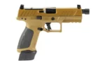 Beretta U.S.A. Beretta APX-A1 Full Tactical FDE Handgun 9mm Luger 21rd Magazines(3) 4.8" Threaded Barrel Optic Ready
