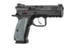 Cz-Usa Firearms CZ 75 Shadow 2 Compact Optic Ready Handgun 9mm Luger 15rd Magazines(2) 4" Barrel Aluminum Grips - alternate