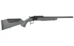 CVA Scout Single Shot Rifle .6.5 Creedmoor 20" Threaded Blued Barrel Grey Stock 0 MOA Pic Rail - alternate view 3