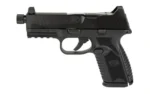 FN USA FN 509 Midsize Tactical Handgun 9mm Luger 15rd & 24rd Magazines (2) 4.5" Threaded Barrel Black NMS - alternate view 3