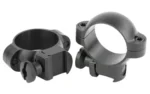 Burris Company Inc. Burris Deluxe Solid Steel .22 Rings 1" Medium 0.80 Actual Height - Matte - alternate view 3