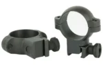 Burris Company Inc. Burris Deluxe Solid Steel .22 Rings 1" High 0.95" Actual Height - Matte - alternate view 3