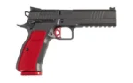 Cz-Usa Firearms CZ USA Dan Wesson DWX Handgun 9mm Luger 10rd Magazine 5" Barrel Black with Red Grips - alternate view 3