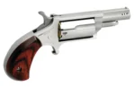 North American Arms Ported Magnum Handgun .22 WMR 5rd Capacity 1.63" Barrel Silver with Rosewood Grips - alternate view 3