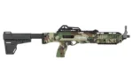 MKS SUPPLY LLC MKS Hi-Point 995 M81 Pistol 9mm Luger 10rd Magazine 13.25" Barrel Woodland Camo M81 Brace - alternate view 3