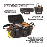 The Allen Company Inc. Allen Competitor Premium Molded Lockable Range Bag with Fold Up Gun Mat Grey - alternate view 3