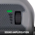 The Allen Company Inc. Allen ULTRX Bionic Fuse Bluetooth Electronic Ear Muffs 22dB Cement Grey - alternate view 3