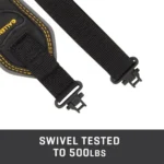 The Allen Company Inc. Allen Aspen Nubuck Rifle and Shotgun Sling 2-Point Black/Clay - alternate view 3