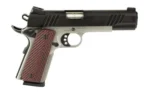 Bersa USA Bersa B1911 Handgun .45 ACP 8rd Magazine 5" Barrel Black and Stainless Steel with VZ Grips Night Sight - alternate