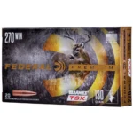 Federal Cartridge Co. Federal Premium Triple-Shock X Rifle Ammunition .270 Win 130 gr HP 3060 fps - 20/ct - alternate view 3